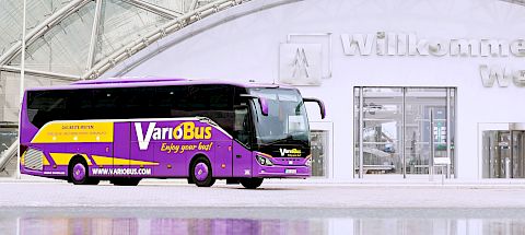 Rental bus of VarioBus GmbH in Leipzig